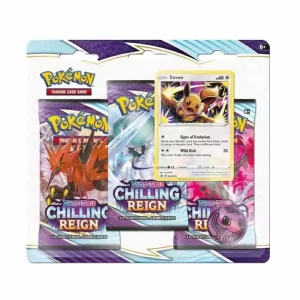 Pokémon Chilling Reign 3 pack blister Eevee