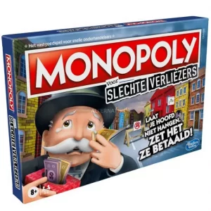 Bordspel Monopoly voor slechte verliezers